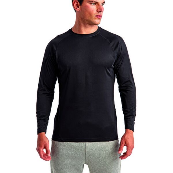 Unisex Panelled Long-Sleeve Tech T-Shirt Thumbnail