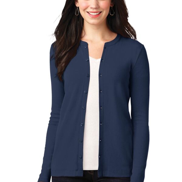Women's Concept Stretch Button Front Cardigan Thumbnail