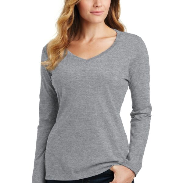 Women's Long Sleeve Fan Favorite V Neck Tee Thumbnail