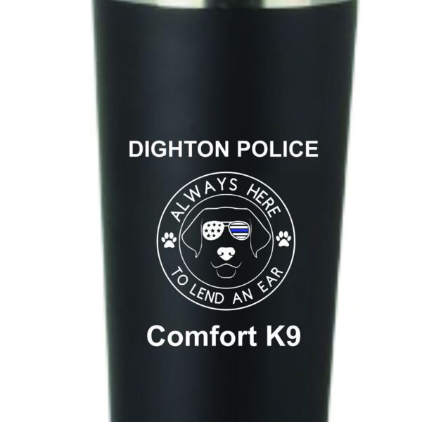 20 oz. Stainless Steel Tumbler with Straw Thumbnail