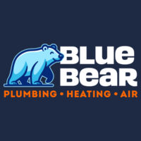 Blue Bear 1/4 Zip Sweatshirt Design